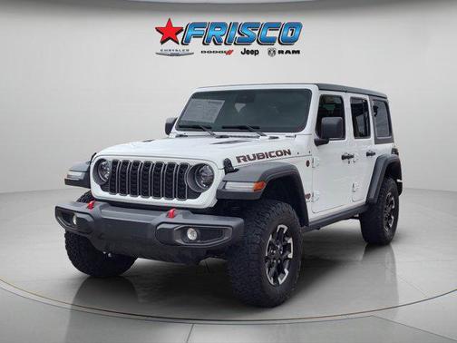 Bright White Clearcoat 2025 Jeep Wrangler Rubicon