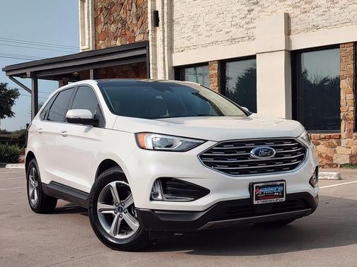 Star White Metallic Tri-Coat 2020 Ford Edge SEL