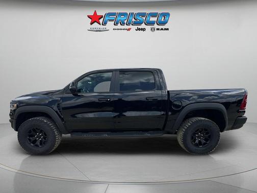 Diamond Black Crystal Pearlcoat 2026 RAM 1500 RHO Crew Cab 4x4 5'7' Box