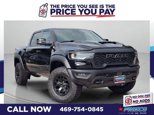 Diamond Black Crystal Pearlcoat 2026 RAM 1500 RHO Crew Cab 4x4 5'7' Box