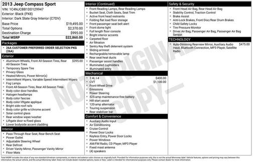2013 Jeep Compass Sport