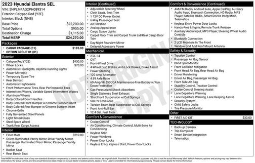 2023 Hyundai ELANTRA SEL