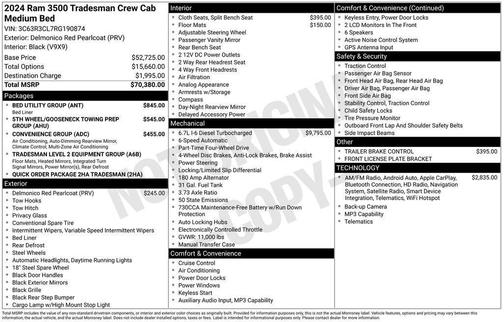 2024 RAM 3500 Tradesman