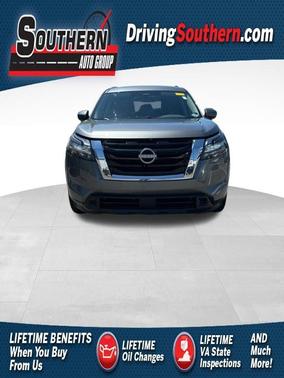 Gray 2025 Nissan Pathfinder SV