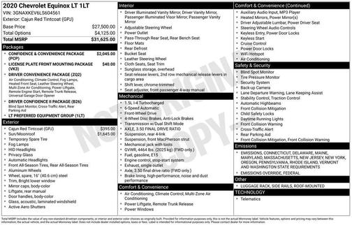 2020 Chevrolet Equinox 1LT