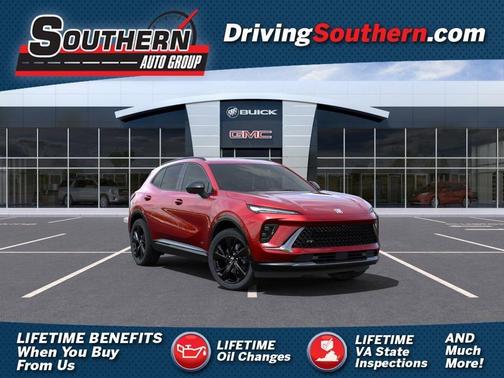 Brilliant Red 2025 Buick Envision Sport Touring