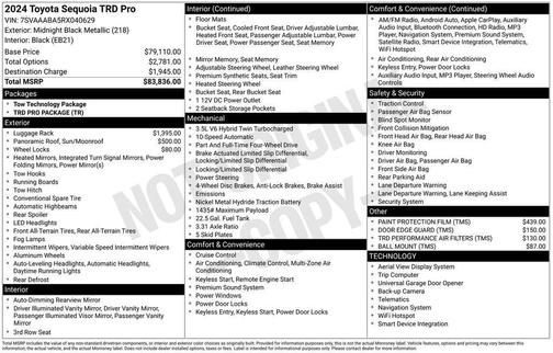 2024 Toyota Sequoia SR5