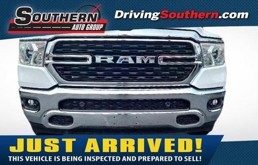 White 2022 RAM 1500 Big Horn