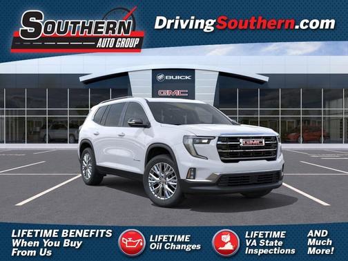 Summit White 2026 GMC Acadia Elevation