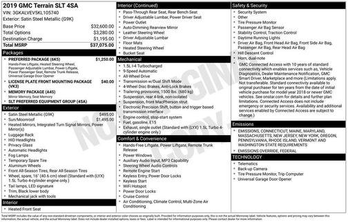 2019 GMC Terrain SLT