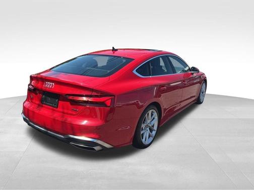 Progressive Red 2024 Audi A5 Sportback S line Premium Plus