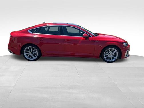 Progressive Red 2024 Audi A5 Sportback S line Premium Plus