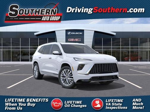 White Tri-Coat 2026 Buick Enclave Avenir