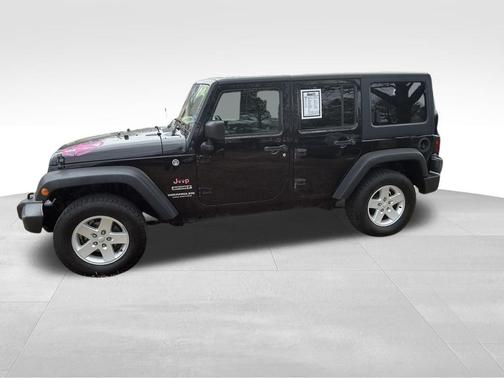 Black 2017 Jeep Wrangler Unlimited Sport