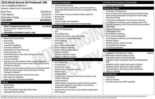 2022 Buick Encore GX Preferred