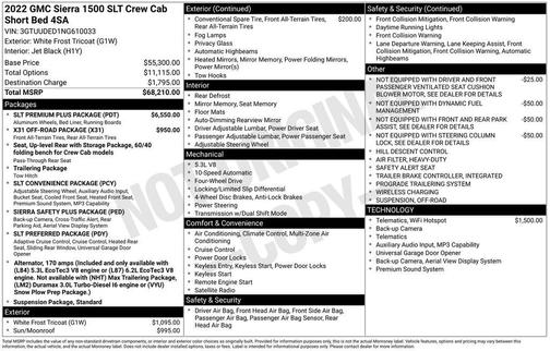 2022 GMC Sierra 1500 SLT