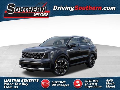 Gray 2025 Kia Sorento EX