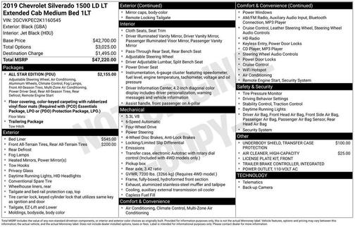 2019 Chevrolet Silverado 1500 LD LT