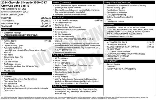 2024 Chevrolet Silverado 3500 LT