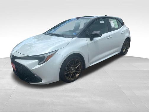 Beige 2025 Toyota Corolla Hatchback Nightshade