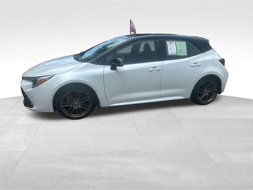 Beige 2025 Toyota Corolla Hatchback Nightshade
