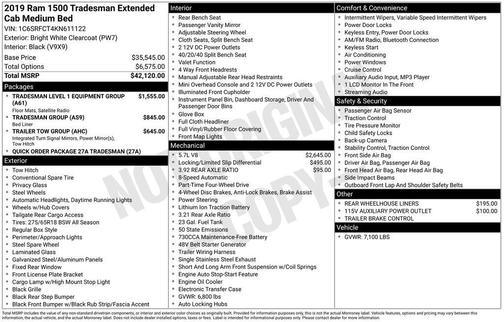 2019 RAM 1500 Tradesman