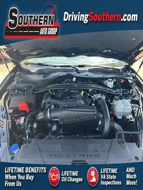 Black 2025 Ford Mustang EcoBoost