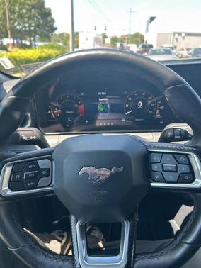 Black 2025 Ford Mustang EcoBoost