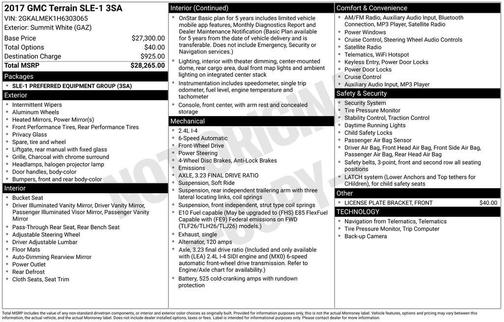 2017 GMC Terrain SLE-1