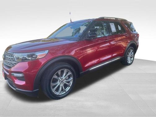 Red 2020 Ford Explorer Limited