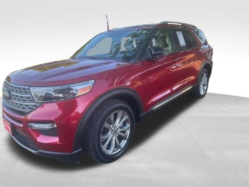 Red 2020 Ford Explorer Limited
