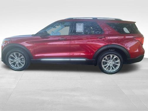 Red 2020 Ford Explorer Limited