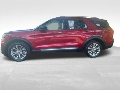 Red 2020 Ford Explorer Limited