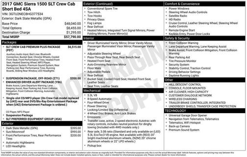 2017 GMC Sierra 1500 SLT