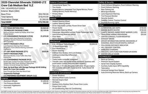 2020 Chevrolet Silverado 2500 LTZ