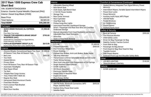 2017 RAM 1500 Express