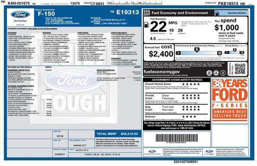 2015 Ford F-150 Lariat