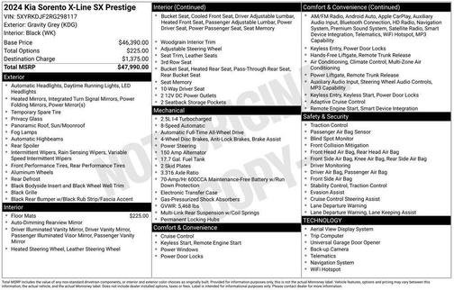 2024 Kia Sorento SX Prestige