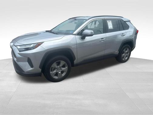 Silver 2024 Toyota RAV4 Hybrid XLE