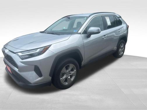 Silver 2024 Toyota RAV4 Hybrid XLE