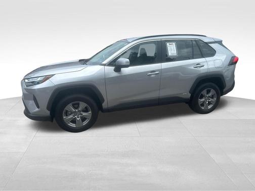Silver 2024 Toyota RAV4 Hybrid XLE