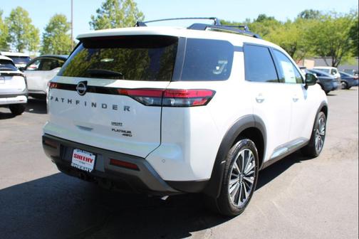 White Pearl 2026 Nissan Pathfinder Platinum