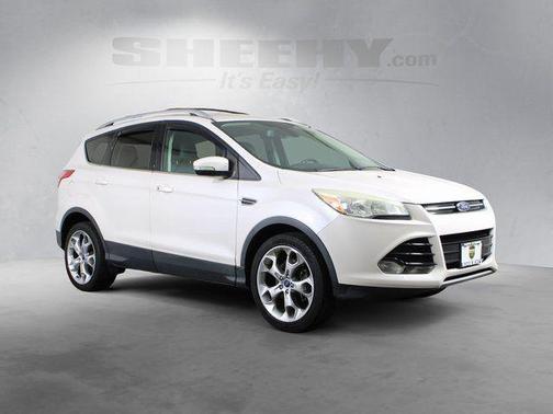 White Platinum Tricoat 2014 Ford Escape Titanium