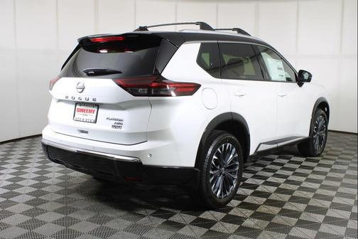 White Pearl 2026 Nissan Rogue Platinum