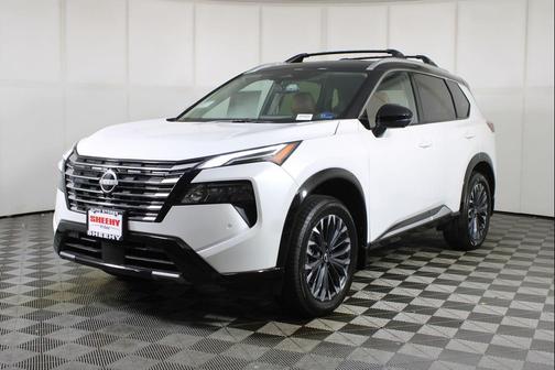 White Pearl 2026 Nissan Rogue Platinum