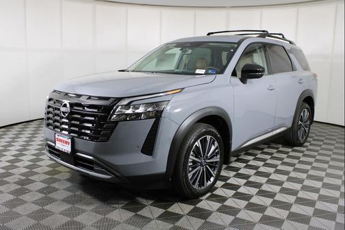 Gray 2026 Nissan Pathfinder Platinum