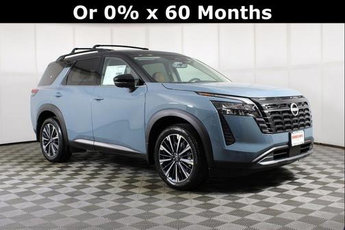 Teal 2026 Nissan Pathfinder Platinum