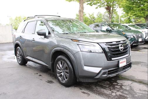 Gun Metallic 2023 Nissan Pathfinder SV 4WD