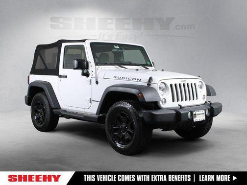 Bright White Clearcoat 2015 Jeep Wrangler Rubicon