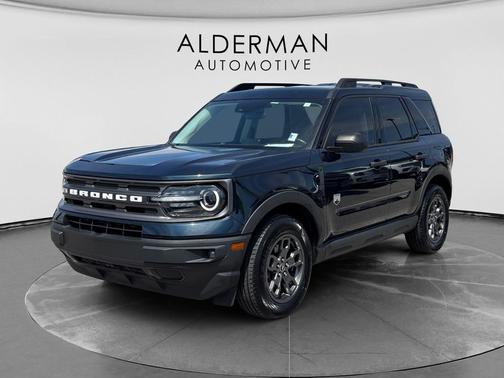 Alto Blue Metallic Tinted Clearcoat 2022 Ford Bronco Sport Big Bend